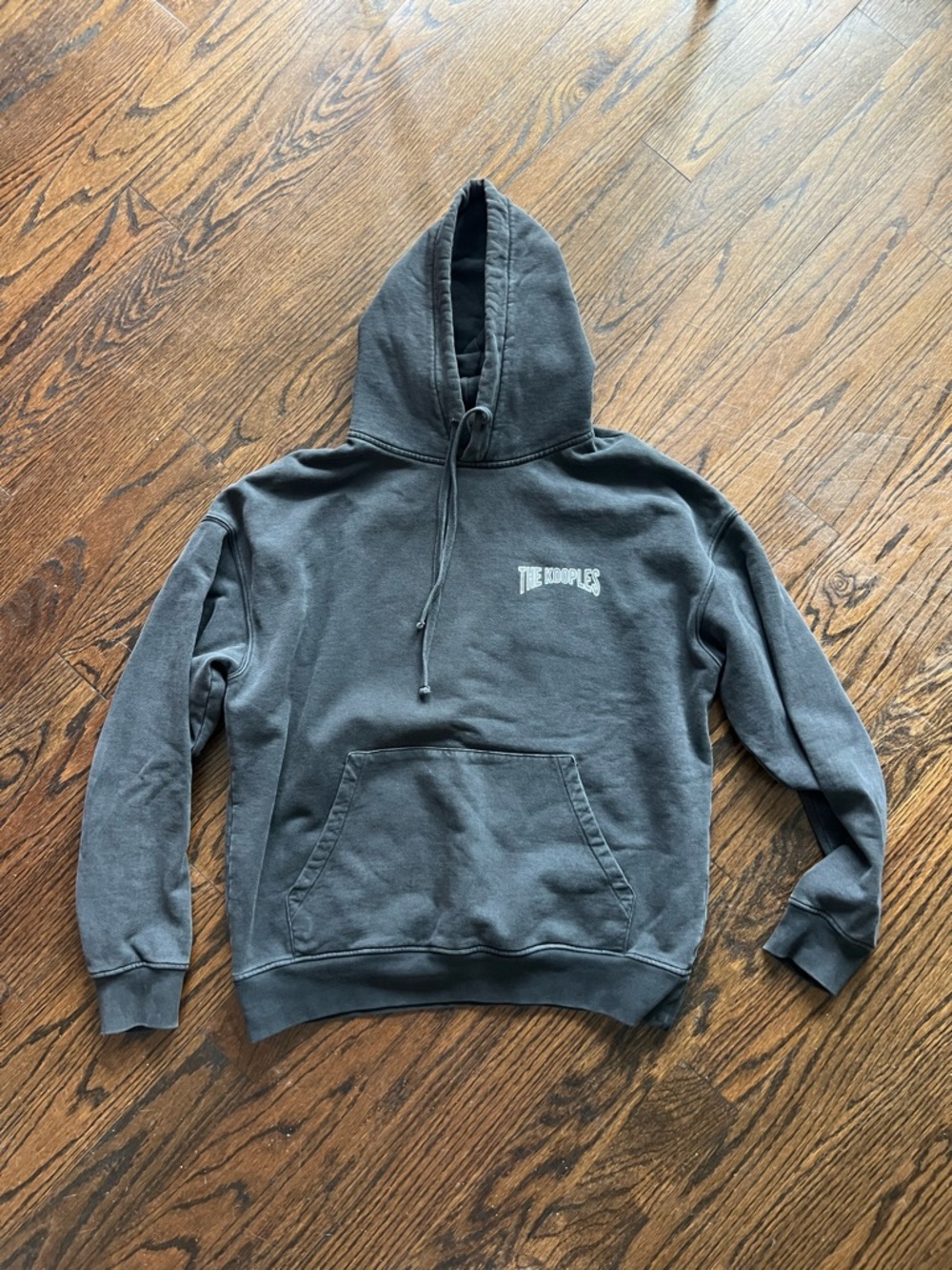 The Kooples Charcoal Logo Hooded Sweatshirt - Men